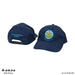 หมวกแก็ปพรีเมี่ยม CAP-01 ปักโลโก้ (กรมชลประทาน)