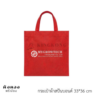 กระเป๋าสั่งผลิตตามแบบ ราคาคุ้มค่า พร้อมสกรีนโลโก้ลงเนื้อผ้า (MYGROWTECH)